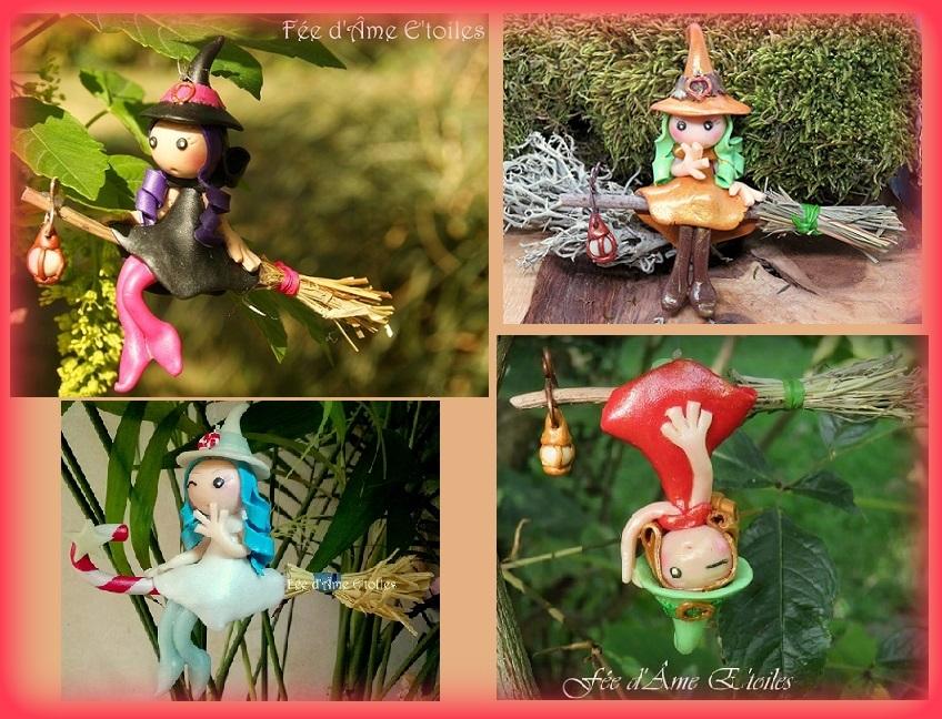 Figurine sorcière = 40 €