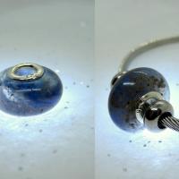 Cendres funéraires charm 16 mm + poudre mica