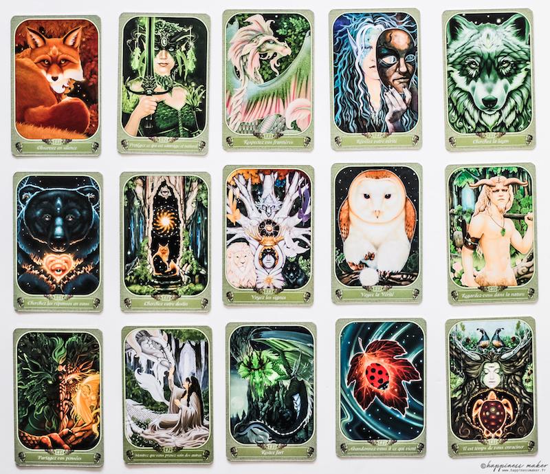 Loracle du messager apercu des cartes